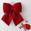 New Year Bow Decoration Christmas Ornament Hanging Bow Pendants Xmas Tree Christmas Tree Decorations