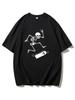 Skateboarding Skeleton Ghost T-shirt