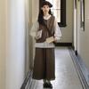Johnature Forest Style Embroidered Shirt For Women Spring French Retro Casual Women Tops
