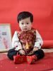 Chinese Style Baby Boys' Tang Suit, One-Year-Old Formal Set, Spring/Summer Infant Wear, National Tide Crown Garment for Zhuazhou Occasions