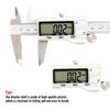 Stainless steel electronic digital vernier caliper 6-inch 150mm metal micrometer measurement (excluding battery)