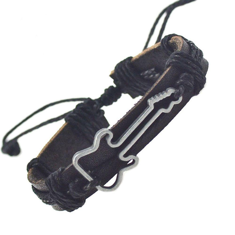 Style 1pc Adjustable Wristbands Rope Bracelets Men Women Jewelry Bangles Guitar Bracelets Charm