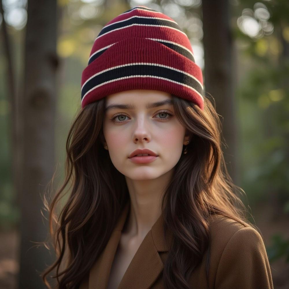 Wool Acrylic Beanie Bonnet Y2k Hip Hop Cap Fashion Cold Cap for Men Women