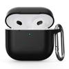 Case for AirPods 4 - Silicone, Black, Bluetooth