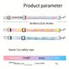 Adjustable Dog Car Seatbelts for Vehicle Nylon Pet Safety Seat Belt with Elastic Bungee Buffer Durable Colorful Car Harness