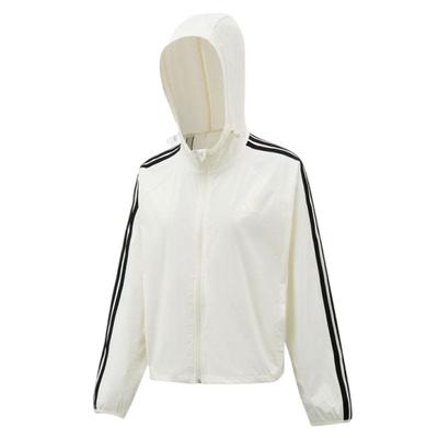 Striped Sports Zip-Up Hoodie Long Sleeve Jacket Women Jackets KX2759