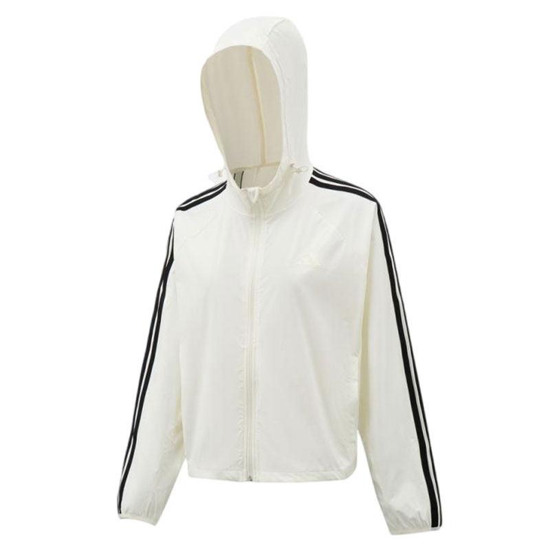 Adidas Jackets Women s Ecru Hooded Moderate Other KX2759 L
