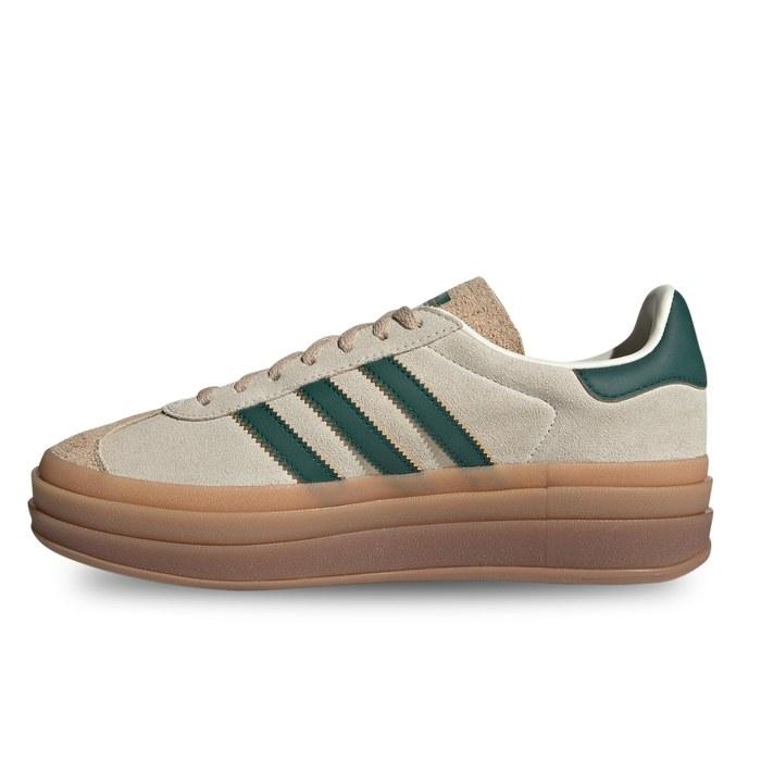 adidas Originals Gazelle Bold W 25.0cm Cream White/College Green/Magic Beige