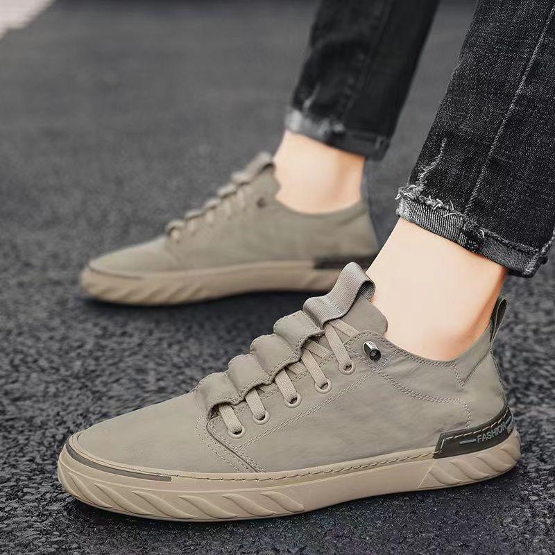 

Spring Breathable Ice Silk All-match Shoes Men s Casual Canvas Shoes
