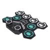 Electronic Drum Set Simulation Sound USB Rechargeable Silicone Roll Up Drum Practice Pad with Foot