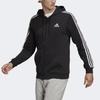 adidas Essentials 3-Stripes Full-Zip Hoodie Black Men's GK9032