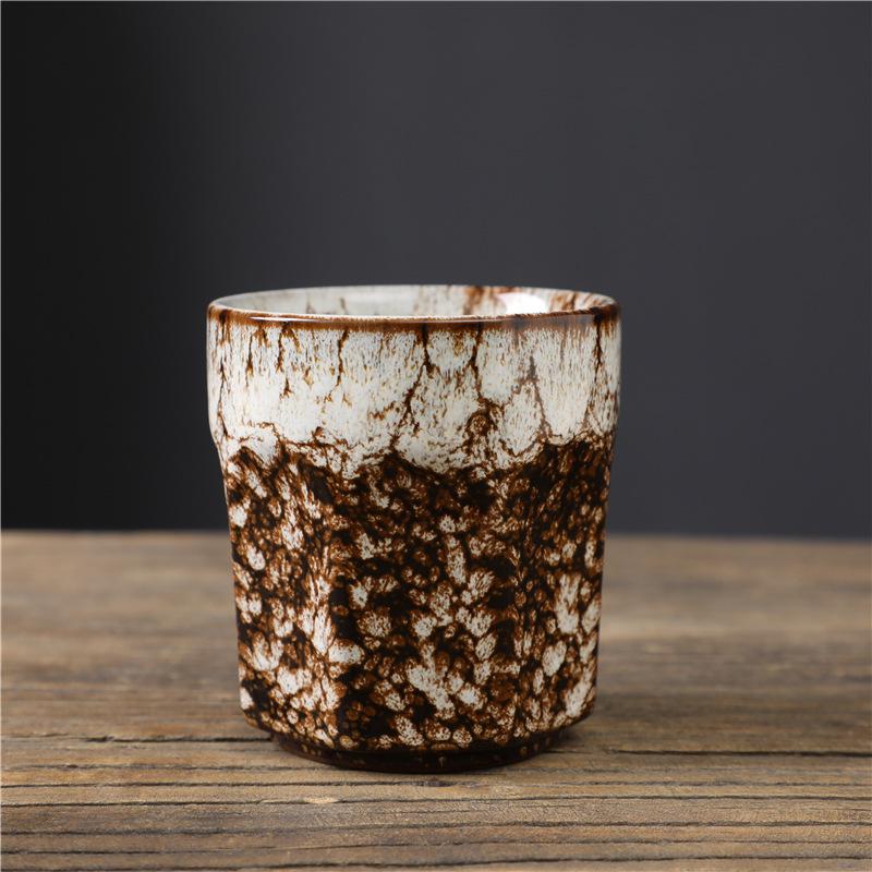Retro Ceramic Kung Fu Tea Cup: Coarse Pottery Personal Cup for Tea Tasting