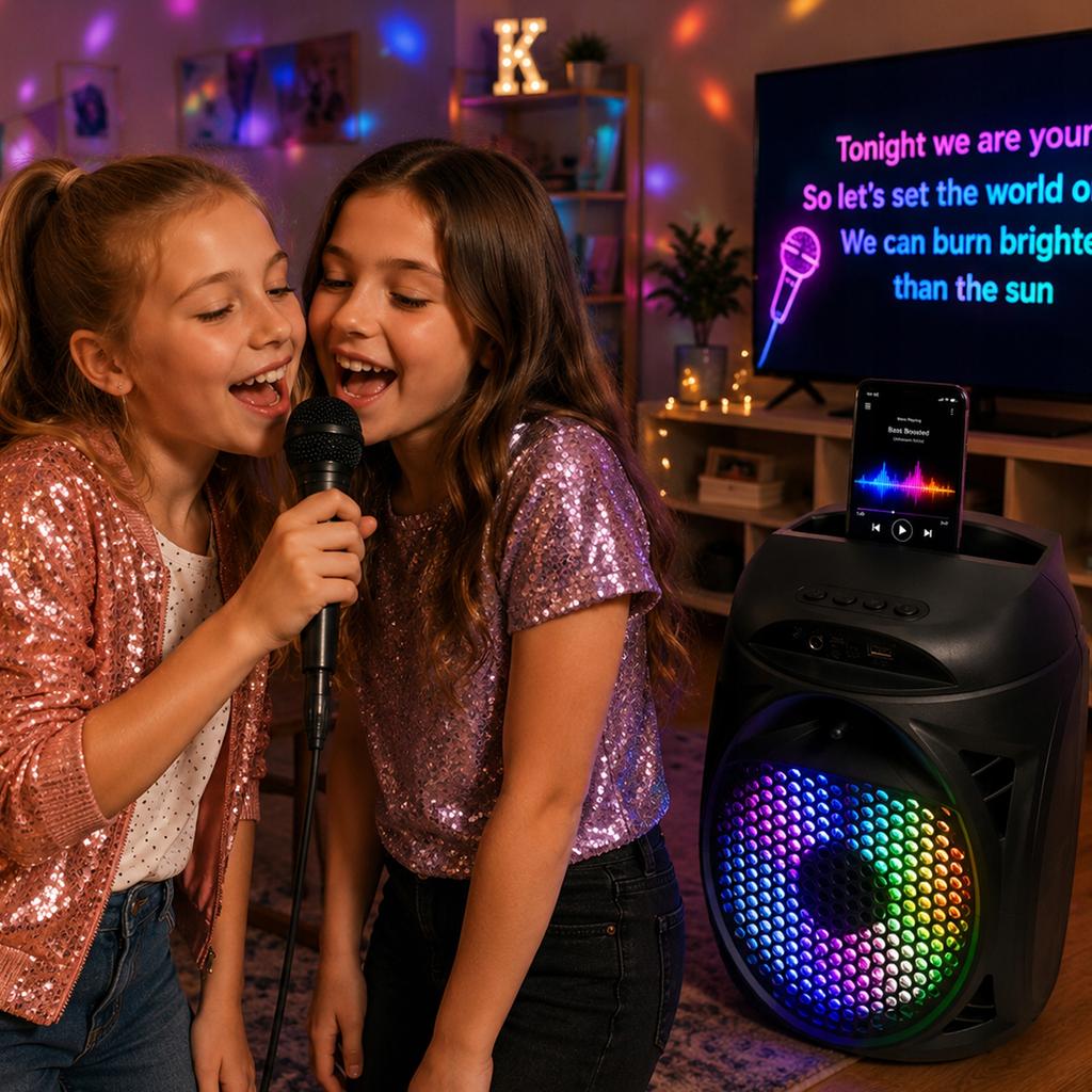 [PACZC] Portable Bluetooth Karaoke Speaker with Microphone N50