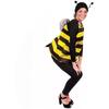 Honeybee Costume Bees Antenna Headband Cap Bumble Bees Wing Tunics 3pcs Bees Costume Kit for Halloween Cosplay Party
