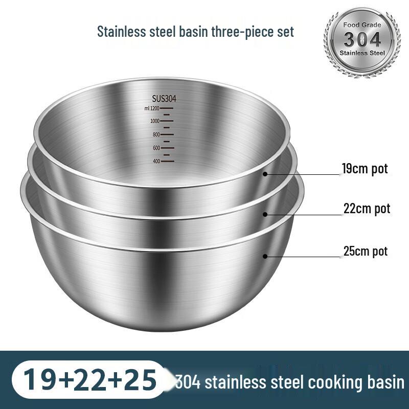 Набор смешивающих мисок из нержавеющей стали 304 Van Gogh