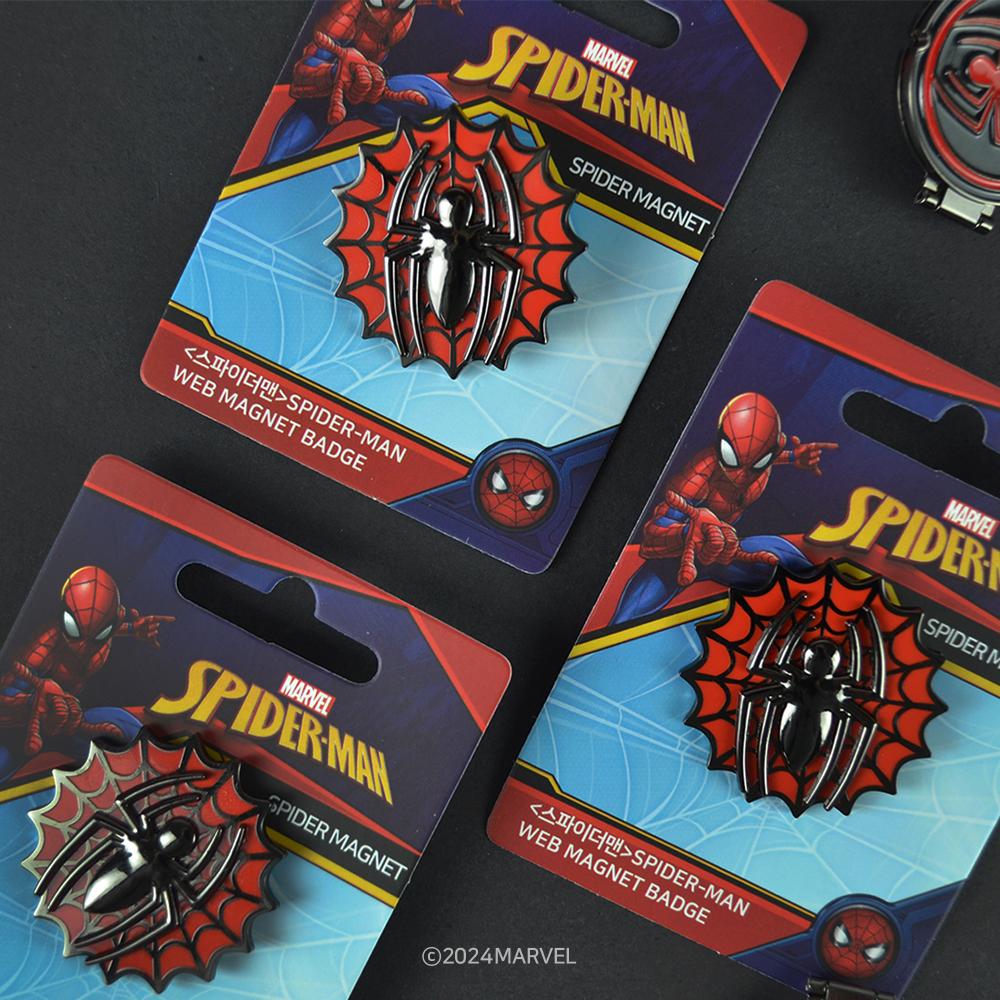Iknowk Disney Marvel Spider-Man Web Magnet Badge