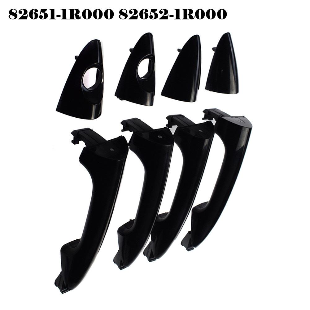 Part Door Handles 82651-1R000 Black Door Handle Exterior For Hyundai Accent 2012-2016 Front And REAR Brand New