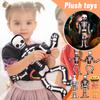 Halloween Skeleton Pumpkin Plush Doll – Soft Stuffed Toy For Holiday Decoration, Party Favors, And Spooky Gifts