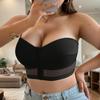 Sexy Six-breasted Tube Top for Women New Style for Hot Girls Gathered No Steel Ring Wrapped Chest Bottoming Bra for Outer Wear