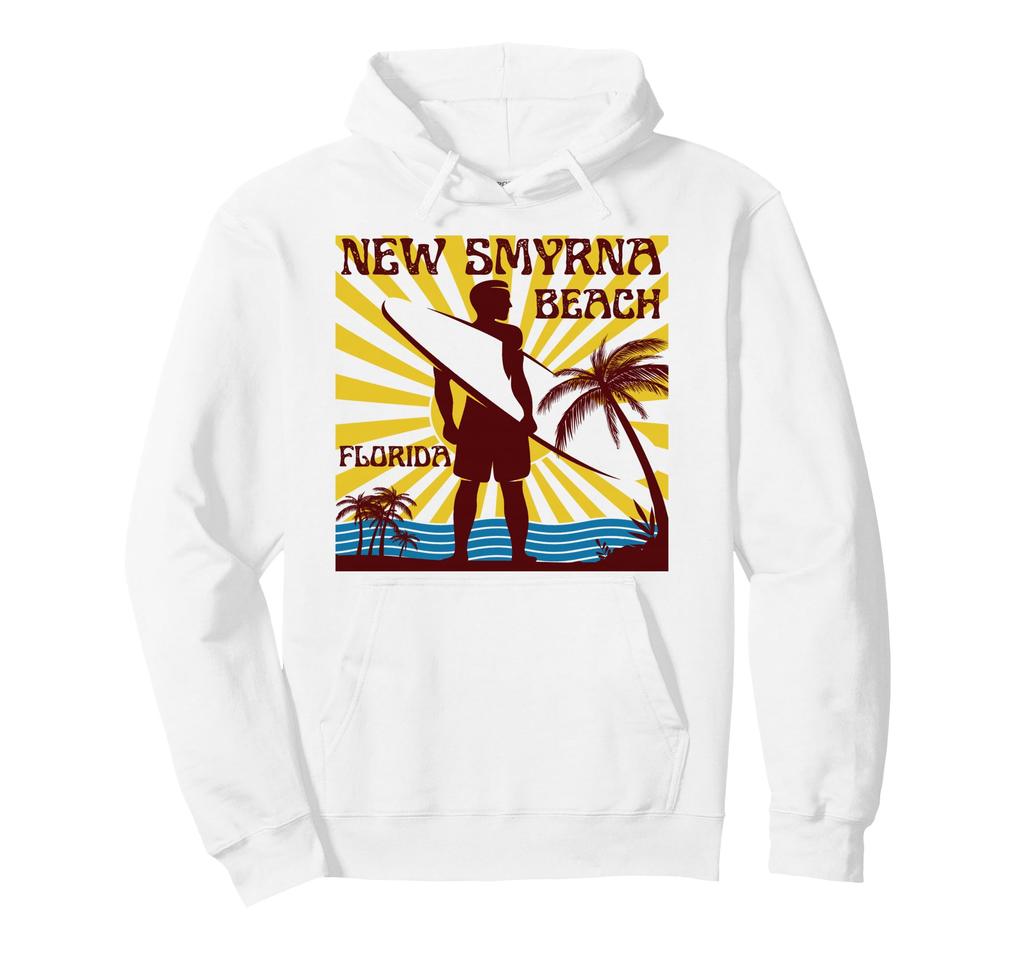 Retro Beach and Surf Design Hoodie