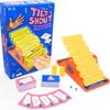 1 Set Parent Child Party Entertainment Toys  Tilt N Shout Shake Stilt Board Chessboard Battle Answering Desktop Toy Card Game