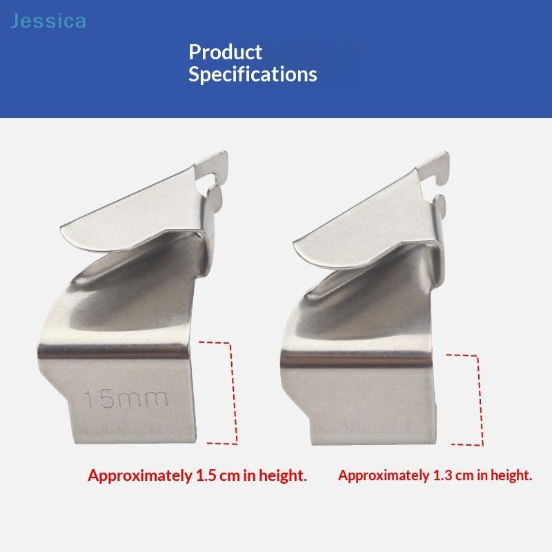 Piedini premistoffa anticurling per macchina overlock (1.3CM/1.5CM) - Accessori per Cucito in Acciaio Inossidabile Per Raddrizzare i Bordi del Tessuto