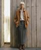 Leftseoul Synthetic Suede Belted Half Jacket [Camel]