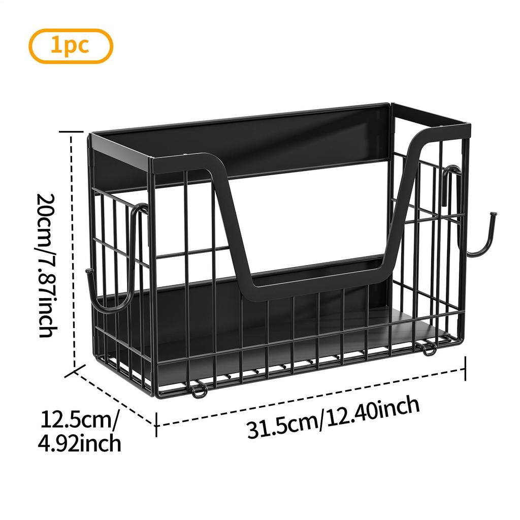 Magnetic fruit storage rack Folding Fridge Side Storage Racks punch-free vegetable fruit storage rack Kitchen seasoning box