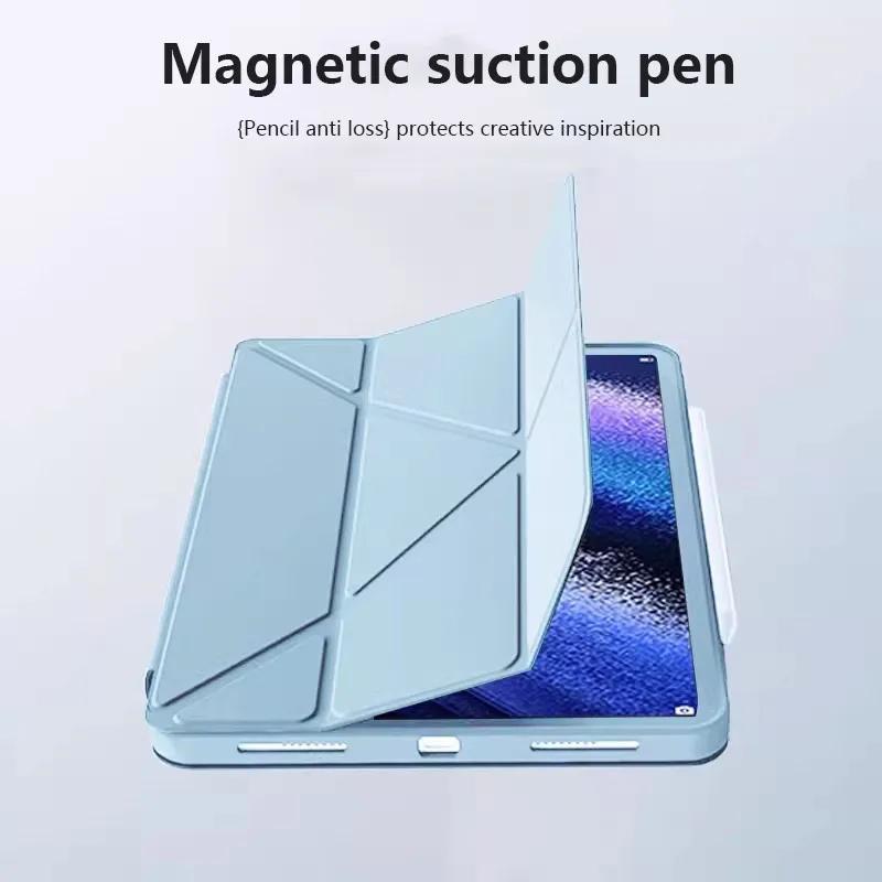 Do nowego Redmi Pad 2 11 cali Cienkie skórzane etui do Redmi K Pad 8.8 SE 11 8.7 " Pro 12.1 Y-Składany stojak Pokrowiec ochronny