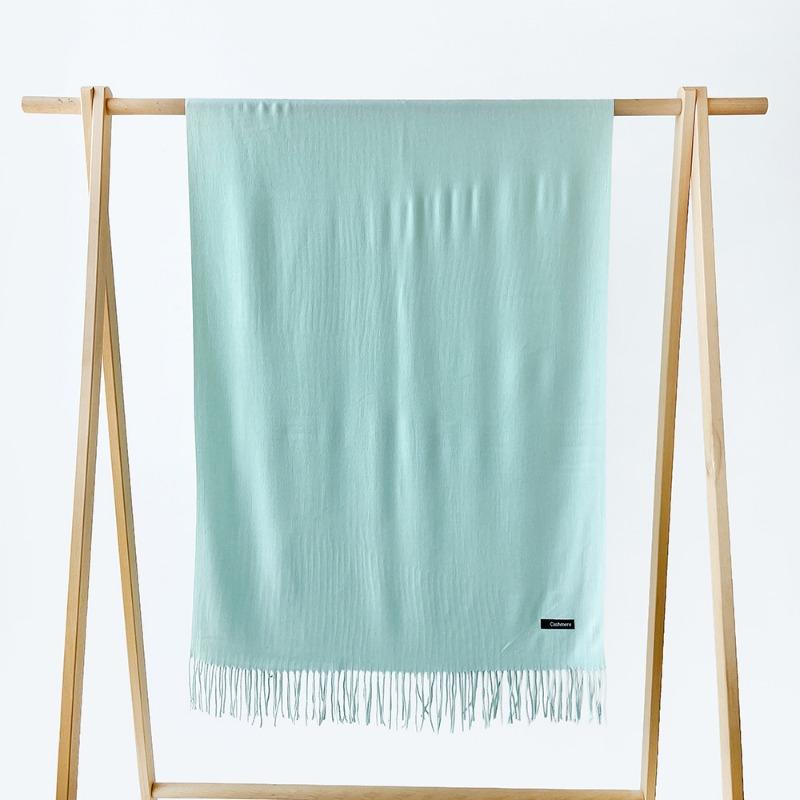Autumn and winter new monochrome scarf cashmere scarf men and women couples scarf versatile shawl
