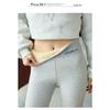 Verdickte Samt-Leggings für Damen Herbst Winter Lamm-Samt Baumwollhosen Extra Hohe Taille Warme Hosen