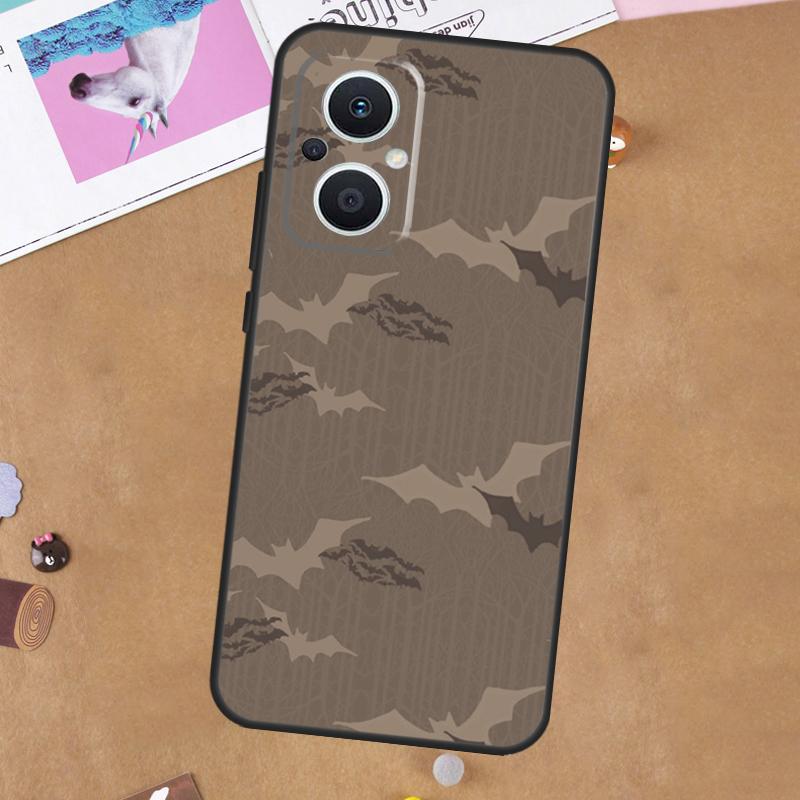 Goth Vampire Bat Gothic Case For OPPO Reno 4Z 5Z 8T 10 11 Pro 11F 5 6 7 8 Lite OPPO Find X5 X6 Pro X2 X3 Neo Cover
