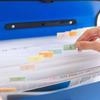Vertical Organ Bag Thickened A4 File Folder Student Test Paper Data Storage File Bag Office Document Organizer Handheld Folder