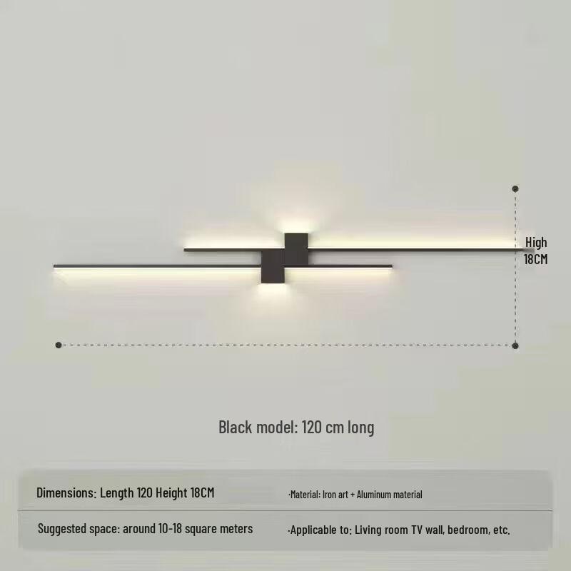 Oeny Minimalist Line Wall Lamp