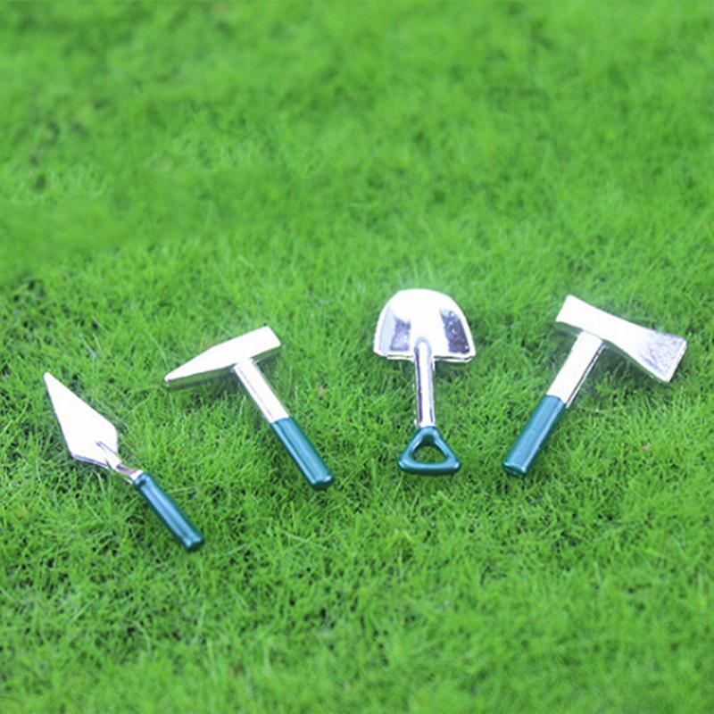 3/4/5/6Pcs Dollhouse Miniature Repair Kits Accessories Miniature Hammer Wrench Garden Tools Doll House Furniture Decoration