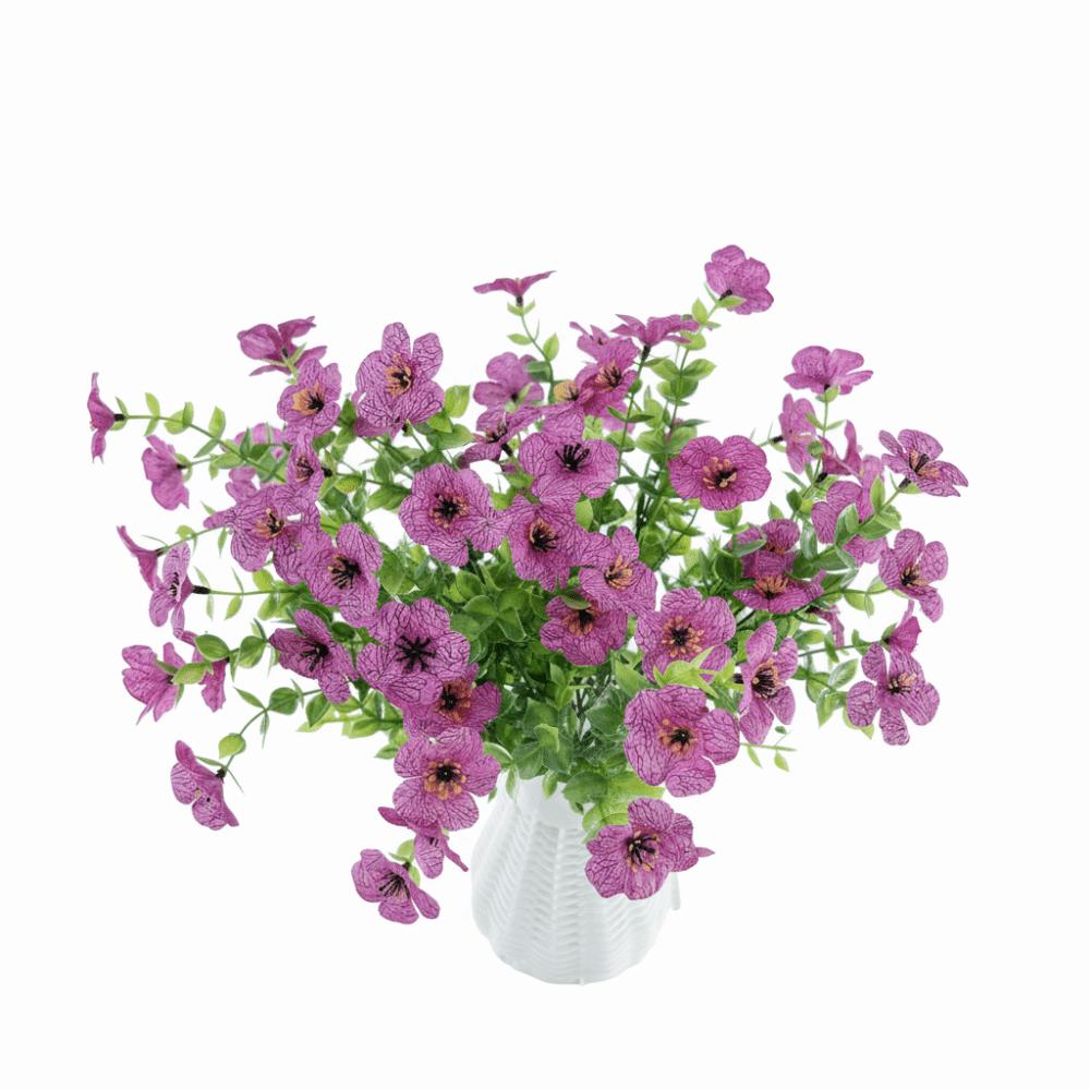 

Fake Plants Artificial Pansy Flowers Fall Decor DIY Floral Simulated Violet Bouquet Realistic Home Decoration Simulation Flowers розовый