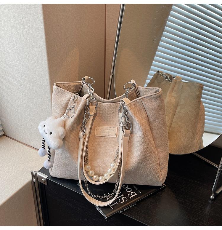 Large-capacity Bag Women's Summer Versatile New Casual Texture Shoulder Bag Commuter Tote Bag