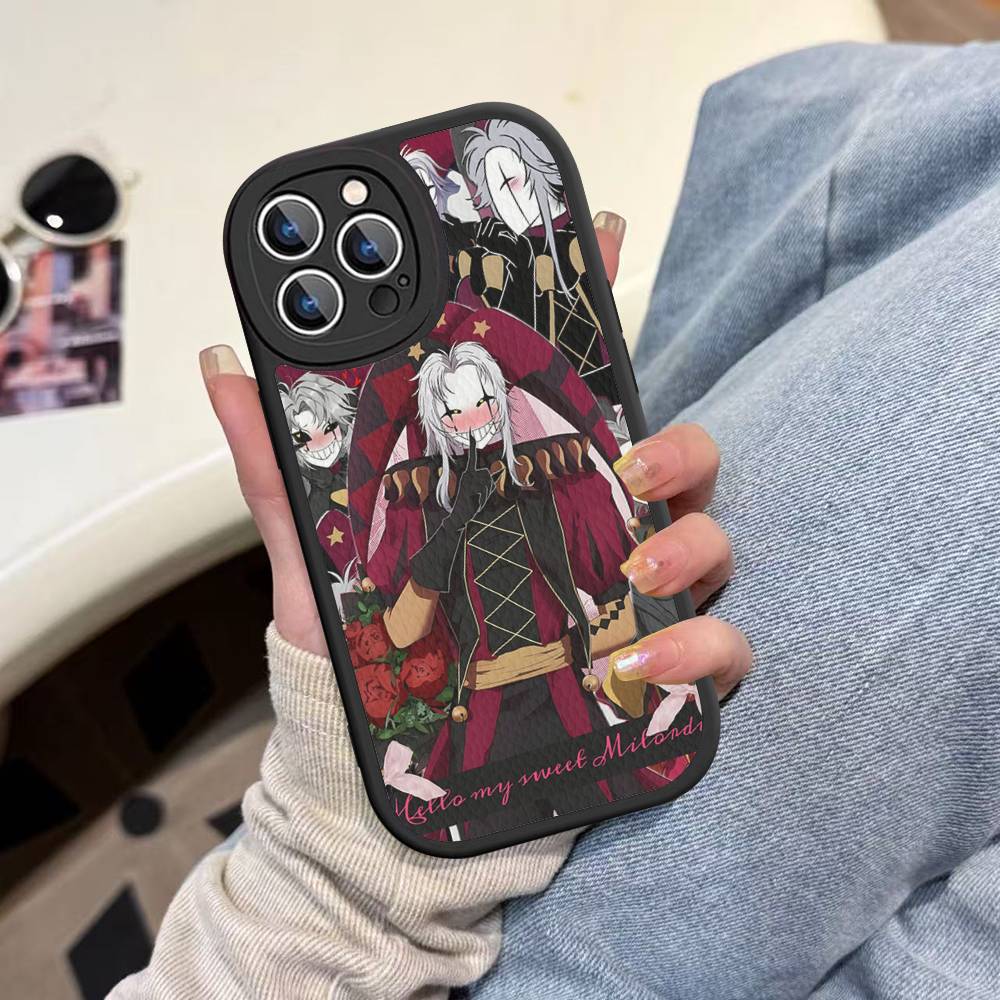 The Freak Circus Pierrot Phone Cover For IPhone 11 12 13 14 15 16 Pro Max Mini Plus Soft Leather Case