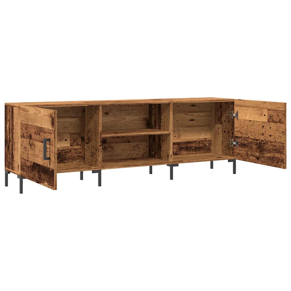 Szafka Tv, Stare Drewno, 150X30X50 Cm, Materiał Drewnopochodny