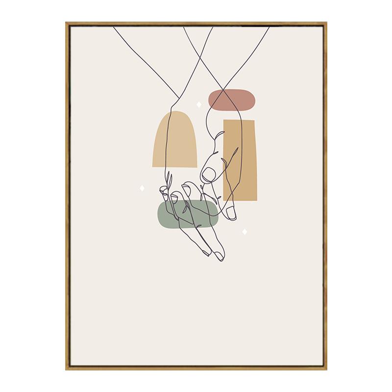 Vintage Picasso Matisse Abstract Women Face Line Art Posters Nordic Hand In Hand Decorative Paintings Canvas Wall Art Home Decor