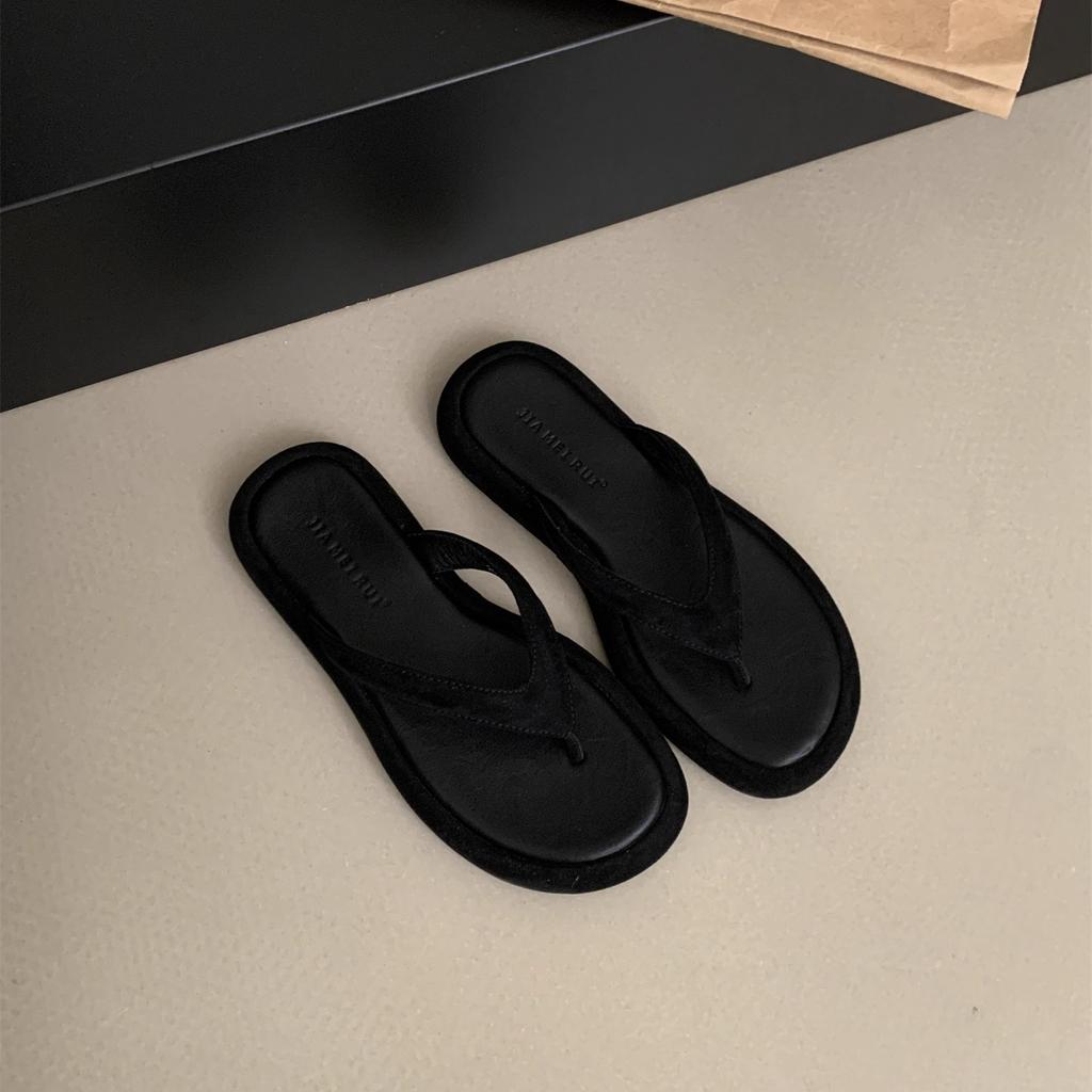 Fashion New Women's Summer Beach Flip Flops Slip-On Fashion Casual Vacation Slippers Clogs Ladies Luxury Slides Low Platform Footwear