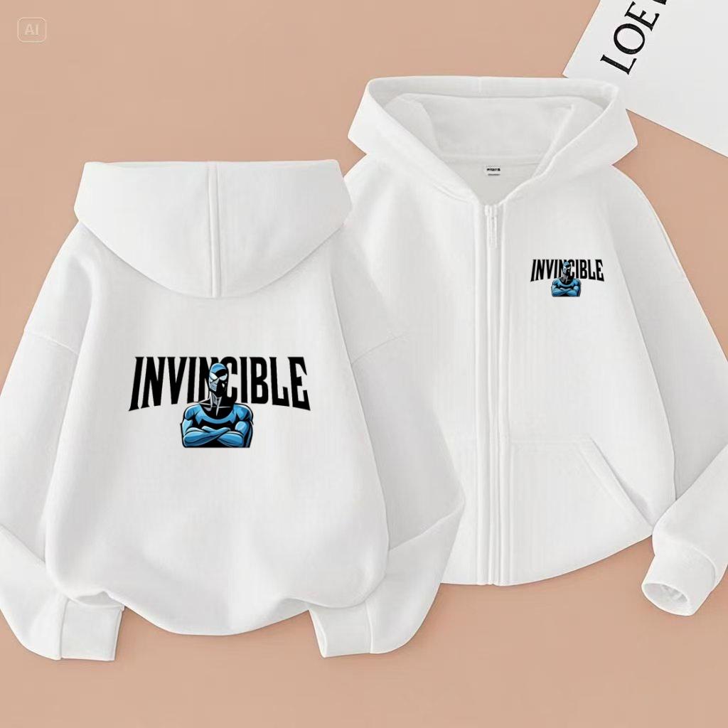 The Latest Best-selling Children's Sports Sweatshirt in Shaolin Animation Printed Hooded Zip-Up Shirt for Boys Girls Aged3-13