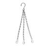 Adjustable Length Rattan Hanging Chain Set For Metal Hanging Basket Replacement Chain 3 Leg Hanger Container Durable