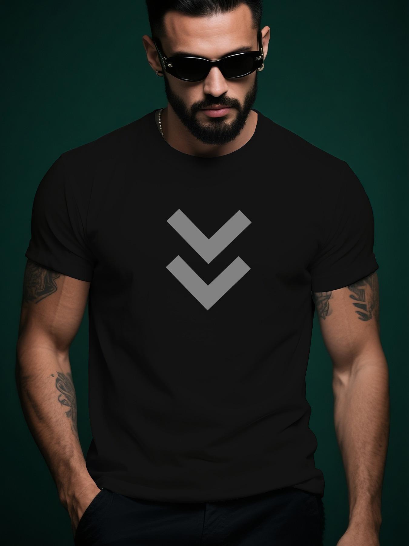 Summer Tshirt with Arrow Pattern S