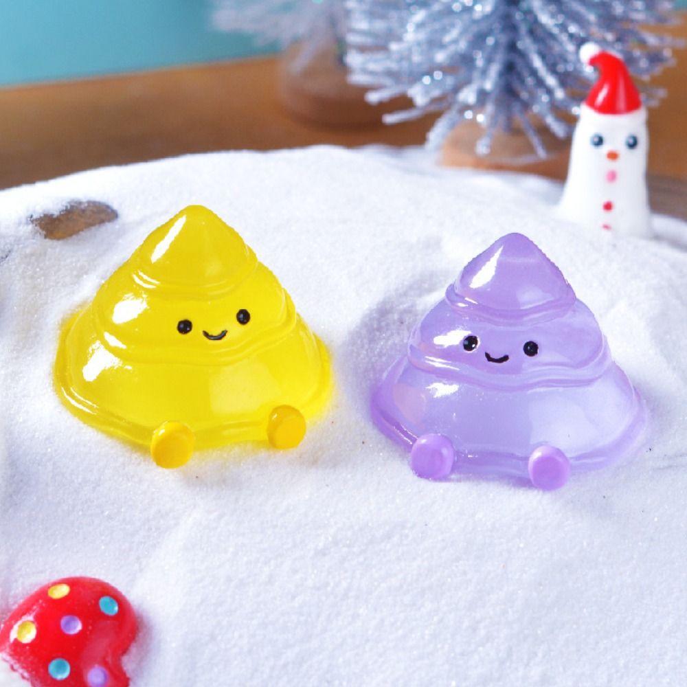 Resin Luminous Tree Christmas Ornament Christmas Tree Landscape Figure Landscape Garden Pot