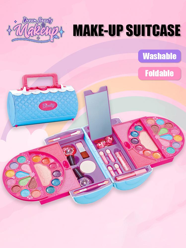 

Children S Beauty Toys, Makeup Bags, Girls, Suitcases, Princesses, Washable, Pretend To Play With Makeup Sets