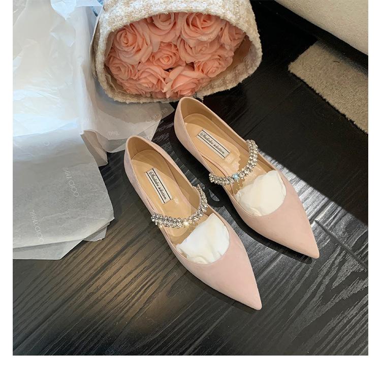 

Модные шлепанцы с бриллиантами, женские лакированные кожаные сандалии на ремешке, элегантные женские мюли с острым носком, уютные шлепанцы-слайды, праздничные шлепанцы 4.5