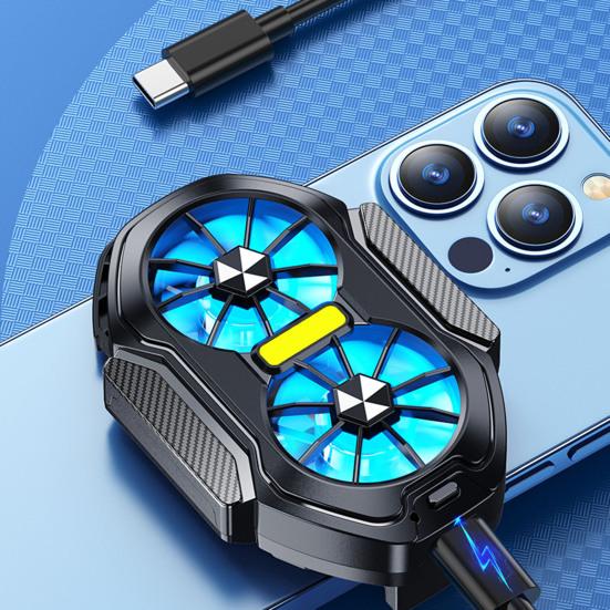 Wireless Mobile Phone Radiator Cooling Fan Semi-conductor Heat Dissipation Low Noise Rechargeable Universal Phone Radiator