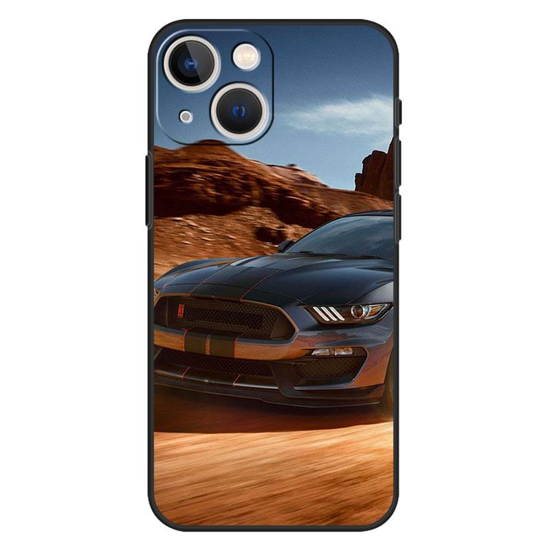 Case for Iphone 11 13 12 Pro Max Cover Xr 7 8 Plus Funda XS X 14 5 5s SE2020 Coque 2019 Ford Mustang Shelby GT350