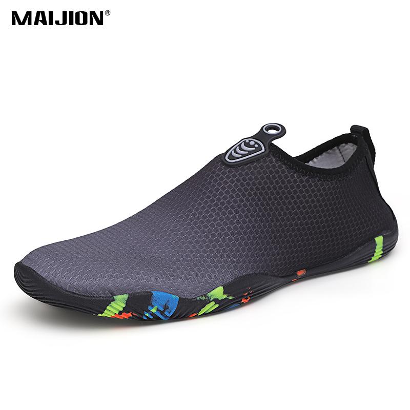 Seaside Aqua Shoes Barefoot Beach Wading Sneakers Sea River Water Sports Shoes for Fishing Boating Surfing Swimming Water Shoes